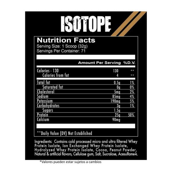 Redcon1 Isotope 100% Isolate 5 Lbs Chocolate